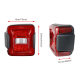 Car taillights are suitable for Wrangler JL 2008-2023 JK 2007-2017 brake signal lights