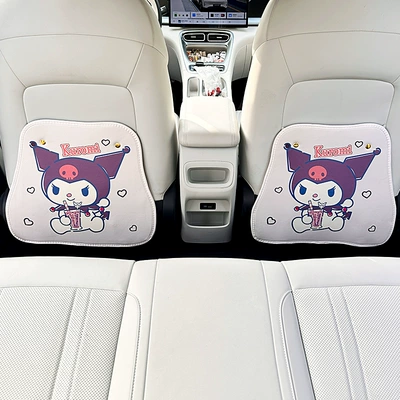 Chair back anti-kick pad Xingyue Ex2 Car Seat Back Anti-Kick - star-wish-drink-kurome-leather-anti-kick-pad-set-of-2