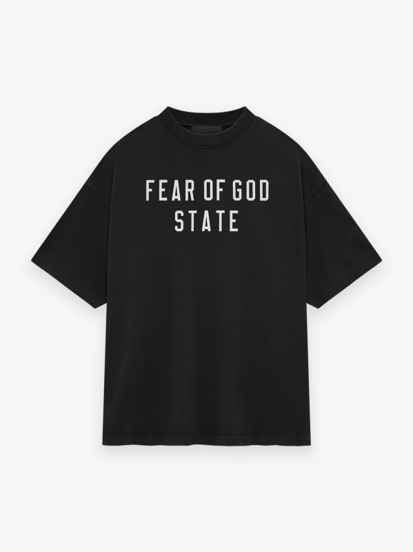 FOG FEAR OF GOD トレンディなベルベットのダブルレタープリントラウンドネックスウェットシャツカジュアルメンズとレディーススウェットシャツ|undefined