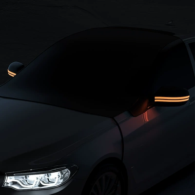 lengthened and widened snow protection, Car snow shield