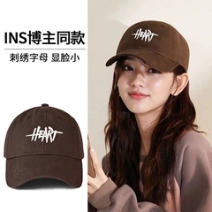 帽子女款大头围夏季显脸小加大帽檐鸭舌帽潮牌防晒帽遮阳男棒球帽