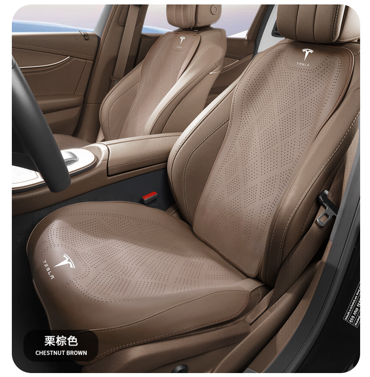 Cross-Border Suitable for Tesla Model 3 Model Y Car Seat Cushion All Year Round Summer Breathable Seat Cover Export