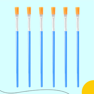 Factory Direct 12.5cm watercolor gouache painting pen children hand painted graffiti kite nylon hair brush wholesale