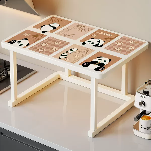 Microwave oven shelf, multi-functional kitchen countertop, large-capacity storage rack, household rice cooker and oven combination storage