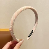 5#розовый斜纹发箍