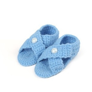 라이트 블루 펄 샌들