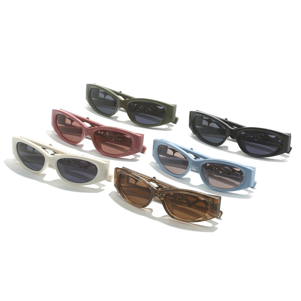 2024 fábrica directa transfronteriza Comercio exterior gafas de sol nueva personalidad punk gafas de sol hombres y mujeres de Europa y América gafas de sol huecas