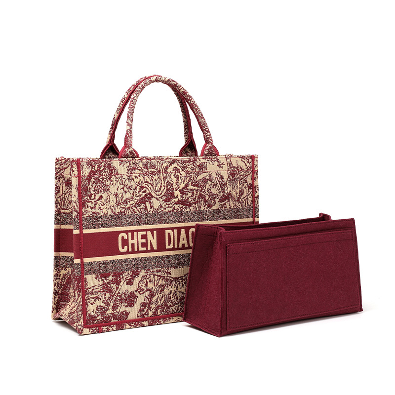 2025 nuevo estilo de alta moda lujoso ligero bolso completo bordado animal de transporte de gran capacidad bolsa de compras universal