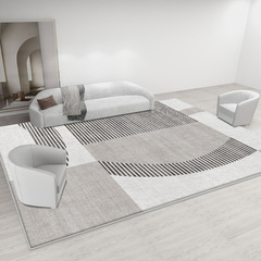 Living room carpet modern minimalist Nordic sofa tea table rug bedroom bed side home luxury imitation cashmere rug encrypted