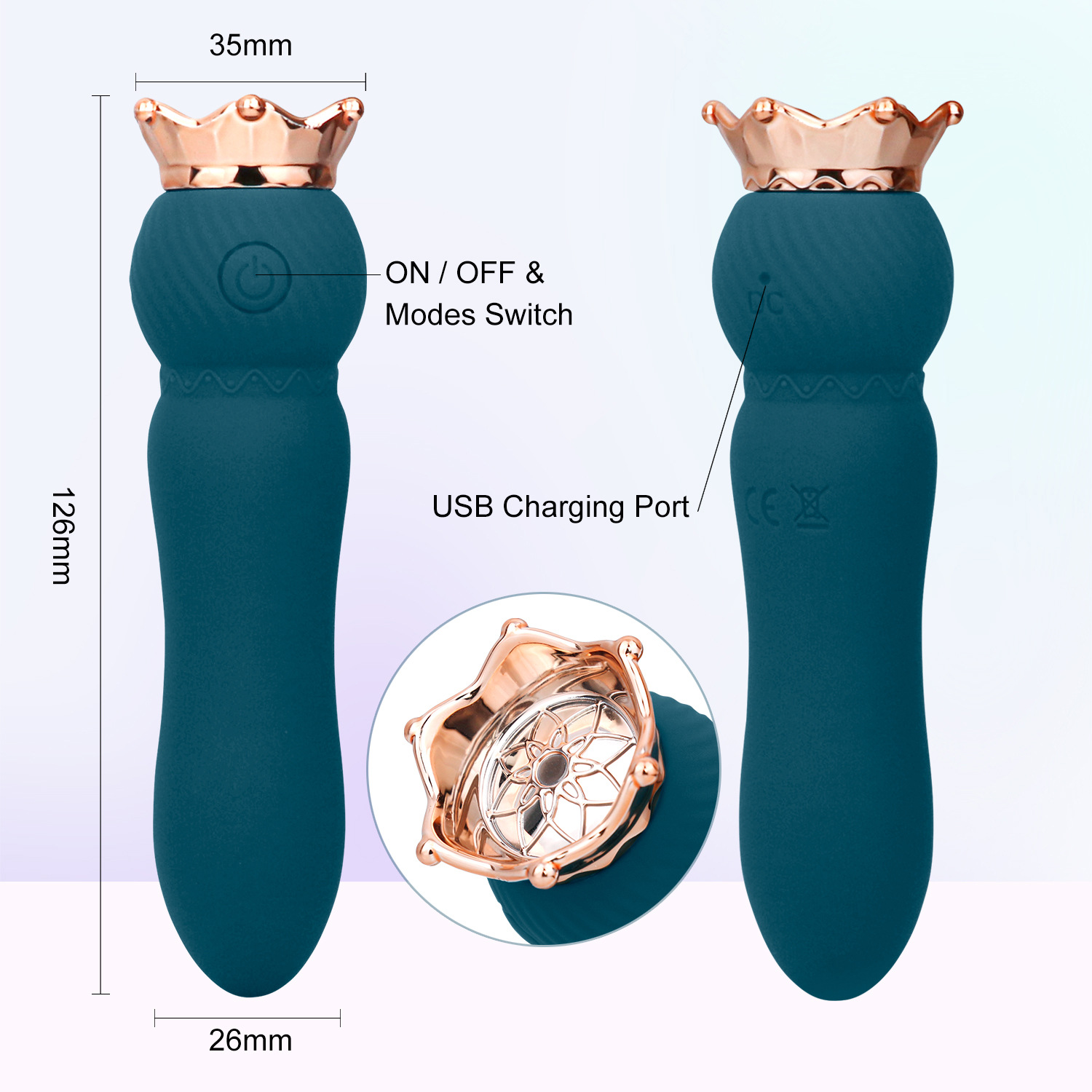 Mini Vibrator Für G-punkt Massage Mit Wärme Und Vibration_voghion.com