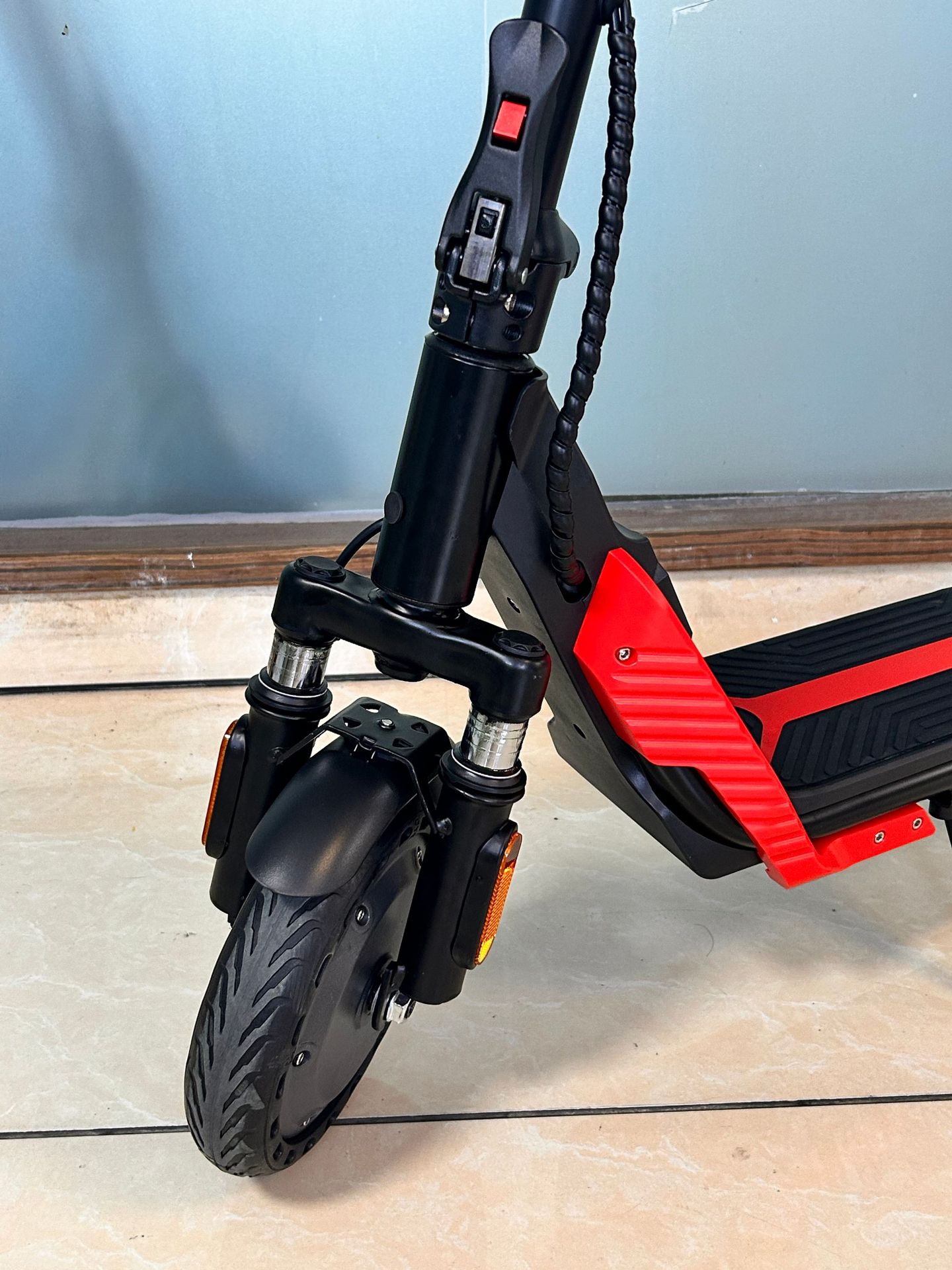 Electric scooter for adults, long range, front shock absorption, foldable, e-scooter, direct shipment from overseas warehouse