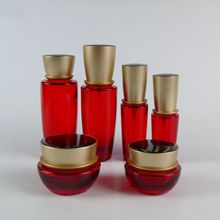 化妆品玻璃瓶滴管精油瓶乳液按压膏霜瓶分装套装包材厂家直供
