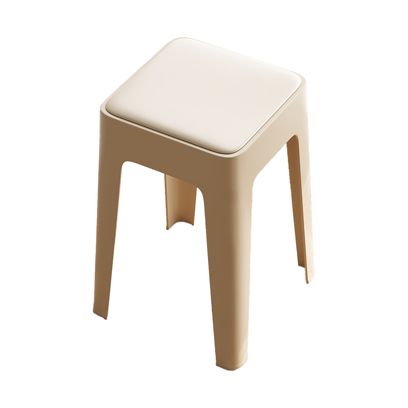 Crema de la intemperie silla simple dormitorio simple simple taburetes hogares gruesos lujosos sillas de plástico de alta calidad