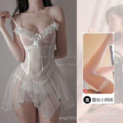 情晓夜 Sexy transparent underwear, pijama, uniform, set