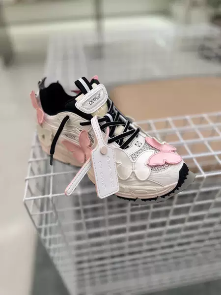Top-Quality Original Off-White Dad Shoes, High-End Version, Unisex Retro Versatile Thick-Soled Casual Running Sneakers