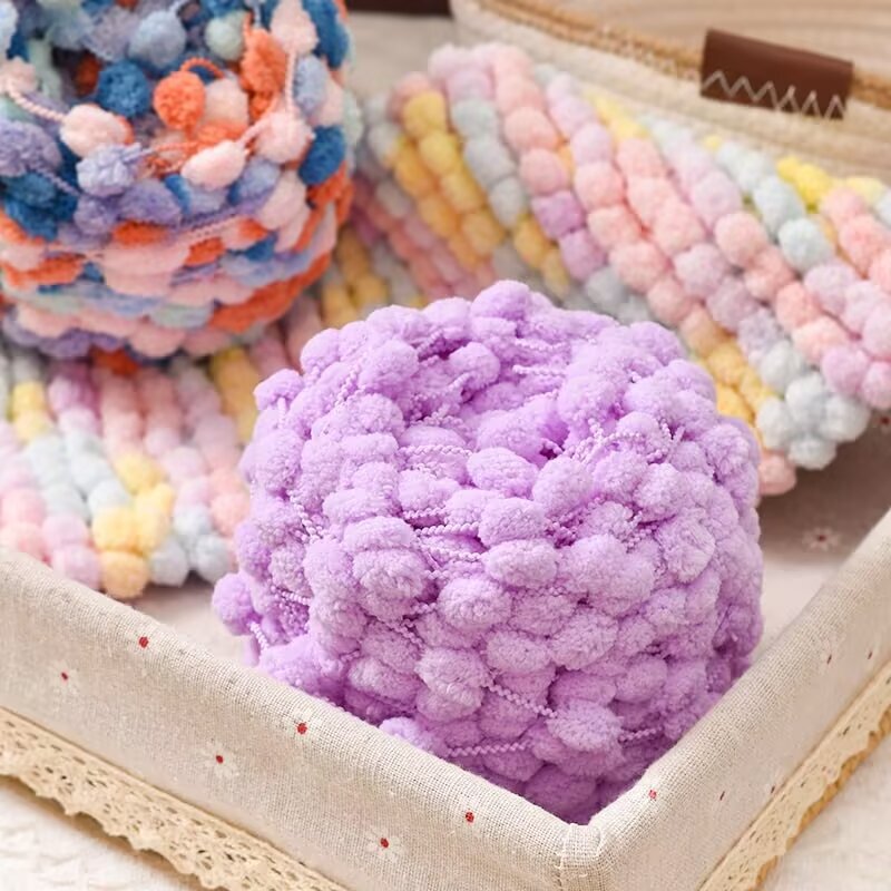 Cross-border small size ball snow ball thread group woven cushion mat hand crochet diy material bag wool group wholesale Cross-border small size ball snow ball thread group woven cushion mat hand crochet diy material bag wool group wholesale