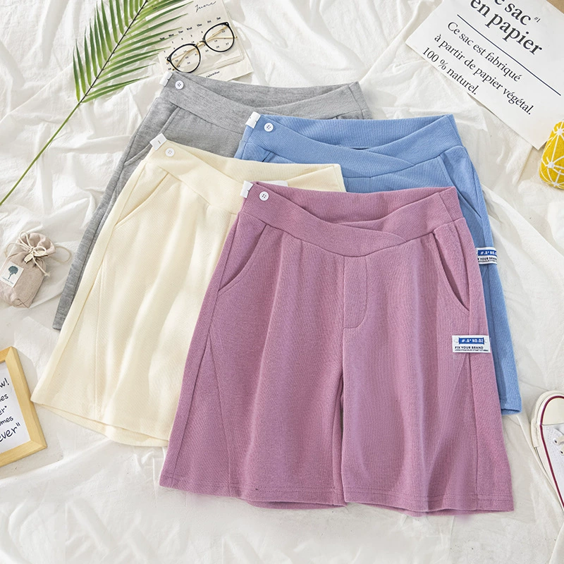 Shorts for pregnant, thin trousers, summer clothing for leisure, loose fit, for teenagers
