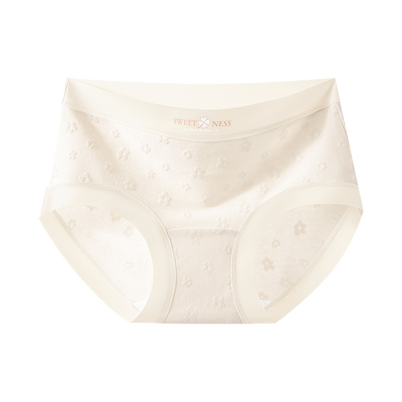 Bragas de algodón con entrepierna alargada ~ A calzoncillos de cintura media de algodón para niñas 10A entrepierna antibacteriana entrepierna de algodón entrepierna transpirable para mujer