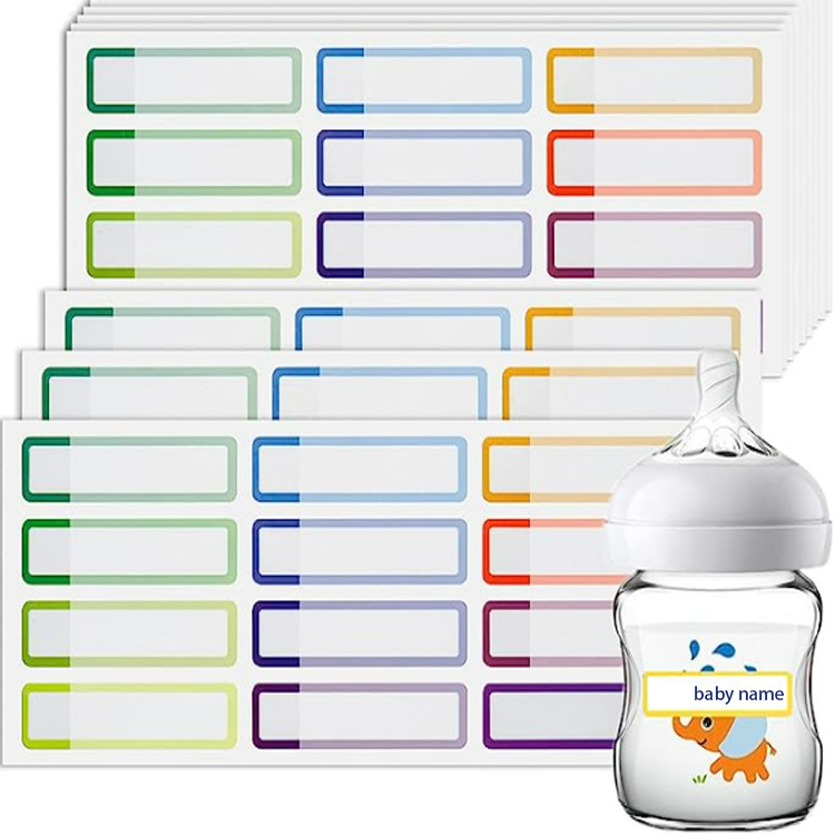 Day Care Baby Bottle Name Sticker Remarks Time Remarks Date Waterproof Name Sticker Gelable Machine Washable