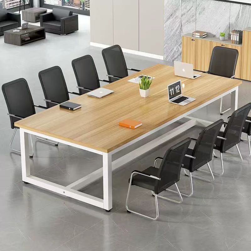 Conference Table Long Table Simple Modern Rectangular Table Workbench Negotiation Room Conference Room Office Desk and Chair Combination