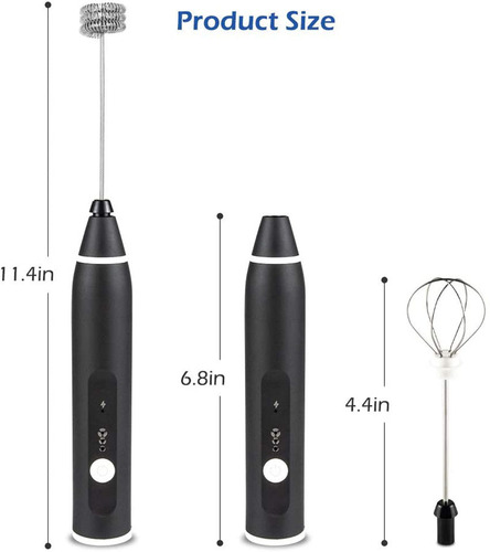 Kitchen handheld rechargeable wireless electric egg beater USB port household blender rechargeable coffee milk tea milk frother