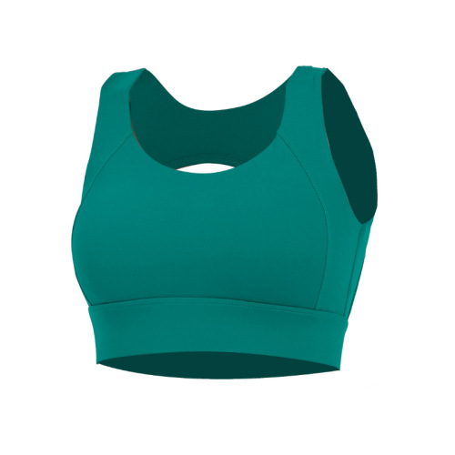 Lycra high-strength shock-proof push-up sports bra running fitness vest anti-sagging back-beautiful yoga backless bra