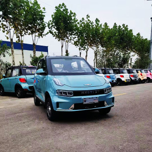新能源大功率家用電動四輪車 油電兩用成人電轎 四座城市代步車
