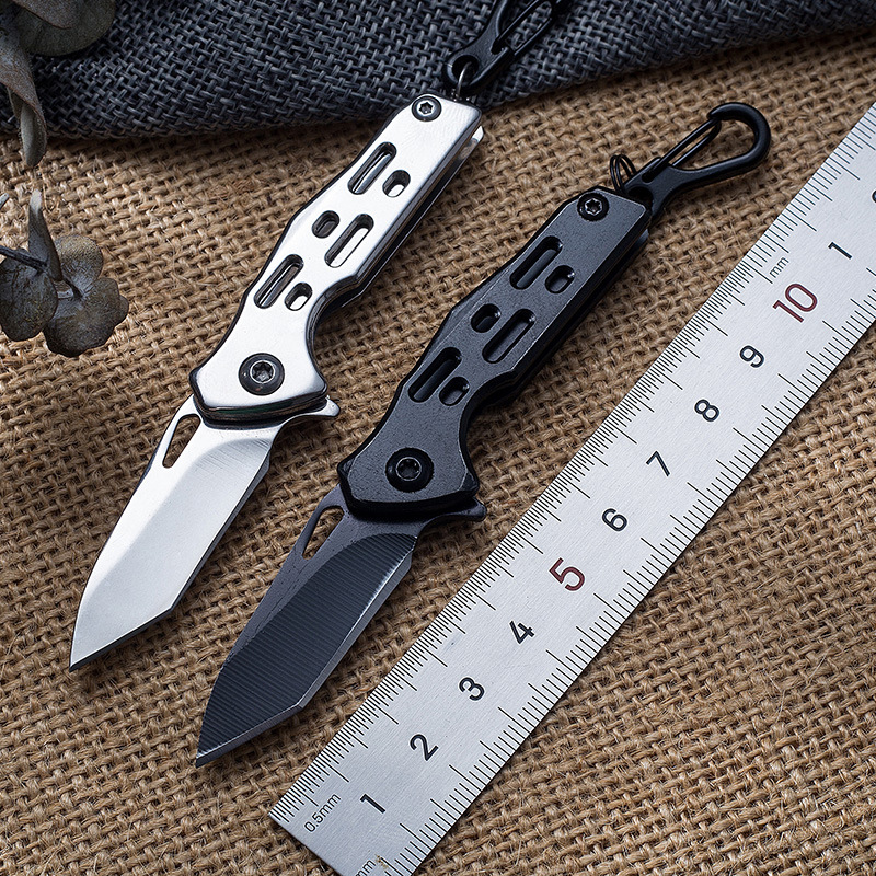 折叠刀户外防身小刀多功能便携瑞士3水果刀高硬度不锈钢刀野营