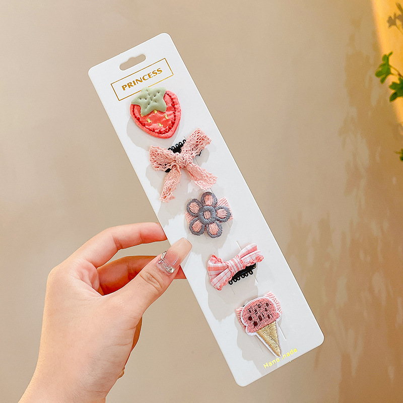 Lindo bebé fetal clip de pelo accesorios para el cabello bebé no duele el pelo horquilla volumen del pelo del bebé menos sudor clip de los niños tocado