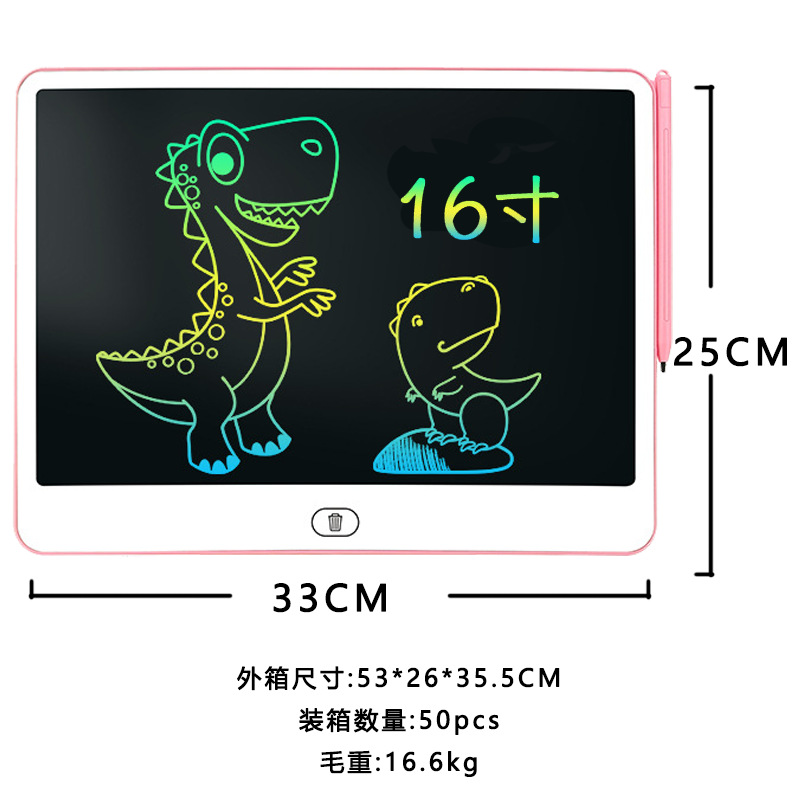 Tablero de Dibujo Electrónico LCD para Niños de 8.5/12/16 Pulgadas para Educación Temprana Infantil
