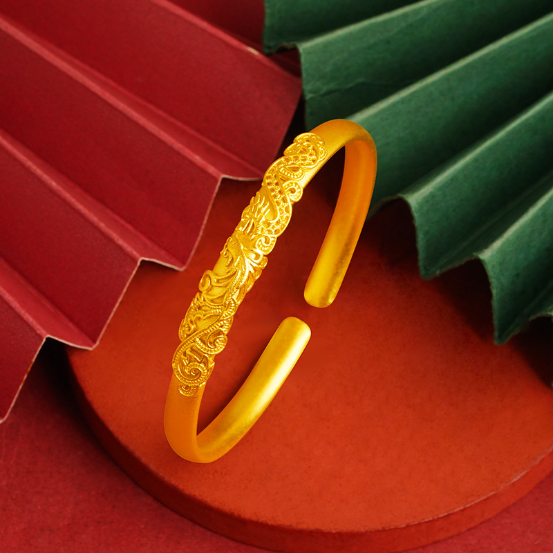 2022 nueva moda retro pulsera Internet celebridad mujeres nuevo patrón abierto pulsera fábrica al por mayor