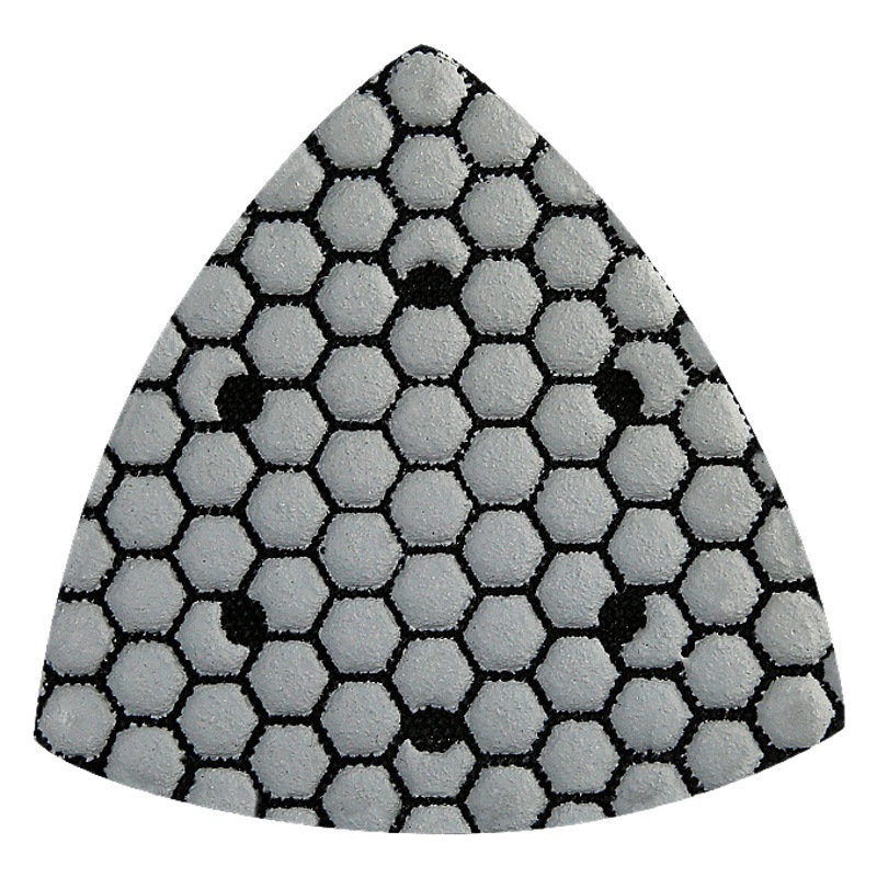 Triángulo seco pulido pieza piedra pieza de pulido seco mármol cuarzo piedra granito pulido universal tesoro pulido pieza