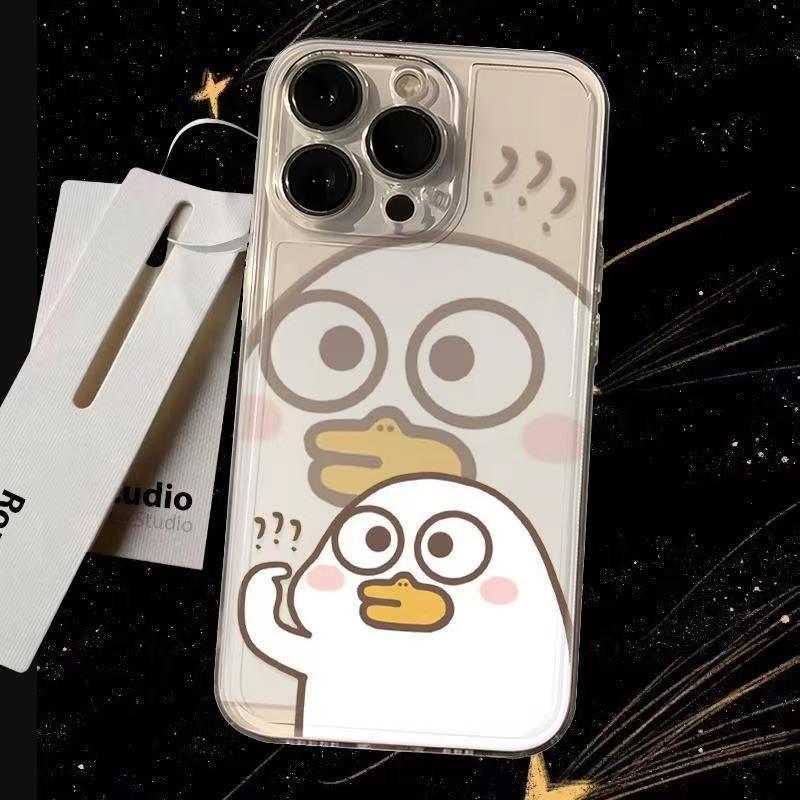 Question: phone case is suitable for cute cartoon transparent soft shell 11ProMax/12/13/14/15_voghion.com