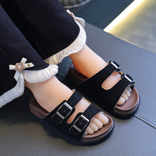 儿童凉拖鞋夏季新款外穿家用厚底博肯亲子半拖鞋懒人鞋中大童拖鞋