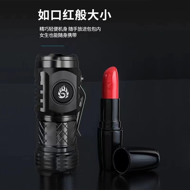 Tres ojos pequeños monstruos linterna de luz super brillante mini portátil led imán multifuncional cargar fuera del hogar usuario