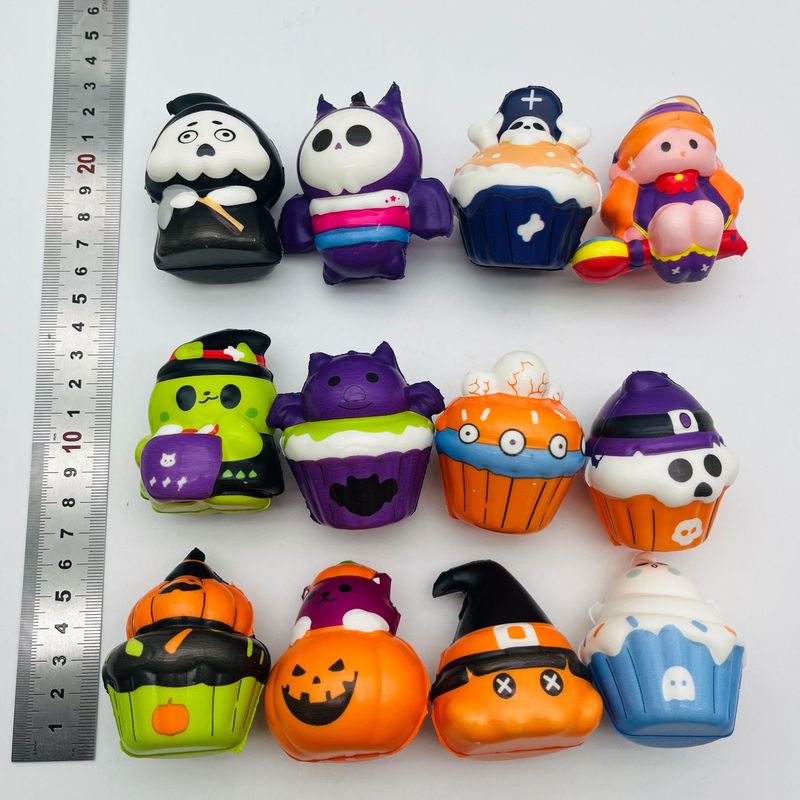 新しいハロウィンシリーズピンチ PU スローリバウンドゴースト面白いおもちゃ減圧アーティファクト装飾品卸売クロスボーダー|undefined