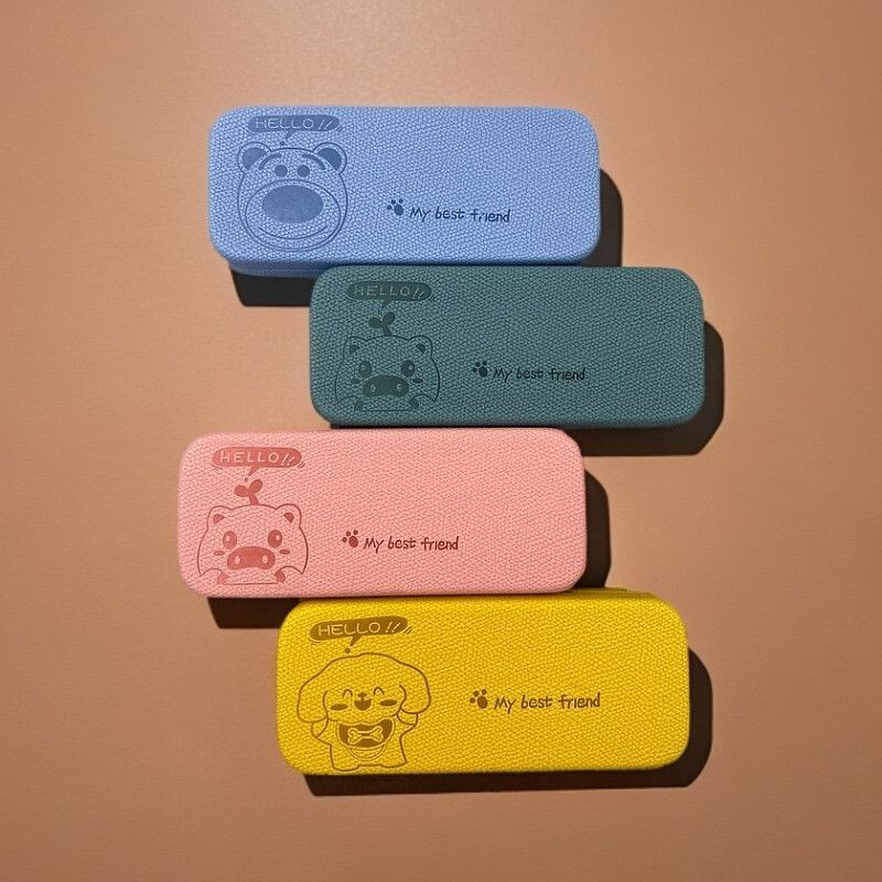 High-Looking, Simple, Portable, Pressure-Resistant, Student-Style, Thin Square Glasses Case for Storing Myopia Glasses and Sunglasses, Cross-Border High-Looking, Simple, Portable, Pressure-Resistant, Student-Style, Thin Square Glasses Case for Storing Myopia Glasses and Sunglasses, Cross-Border