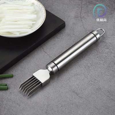 Manufactor Direct selling Stainless steel Garlic Slicers Chopped green onion Segment originality kitchen tool