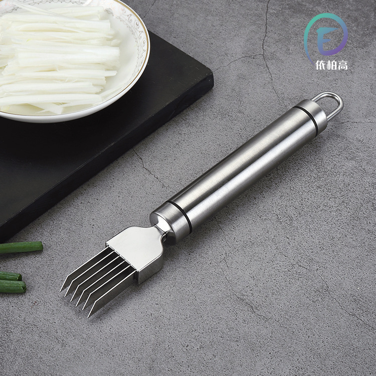 Manufactor Direct selling Stainless steel Garlic Slicers Chopped green onion Segment originality kitchen tool
