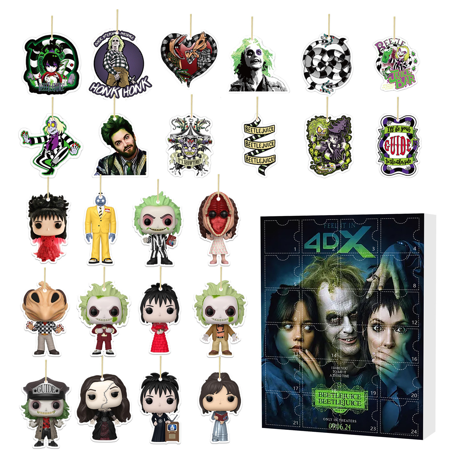 Calendario de Adviento de Navidad Beetlejuice Beetlejuice Countdown Caja Sorpresa Hell Master