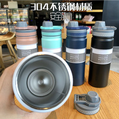 Cross-border exclusive insulated cup for men and women, students, minimalist portable stainless steel water cup, hand-held large capacity sports water bottle