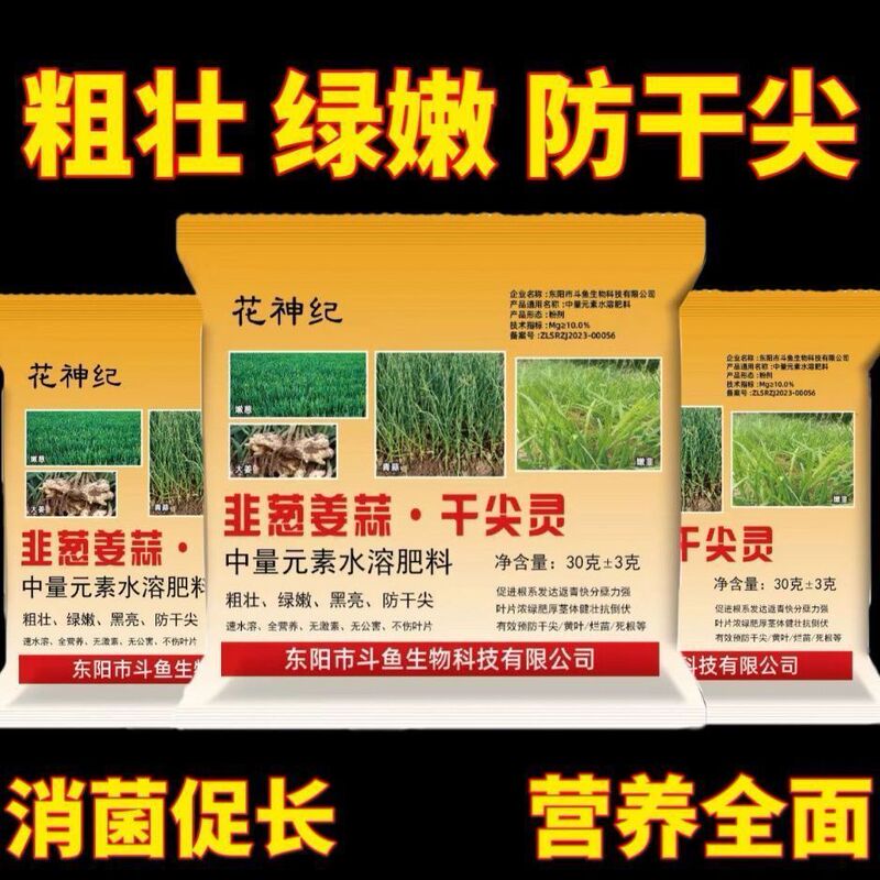 韭葱姜蒜干尖灵大蒜姜大葱韭菜干尖专用肥农用尖绿叶增长叶面肥料|undefined