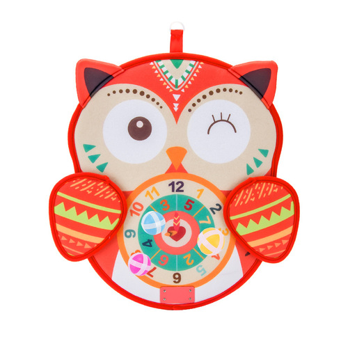 Children's dart board target sticky ball throwing toy cartoon dart board set home indoor sticky ball flying target