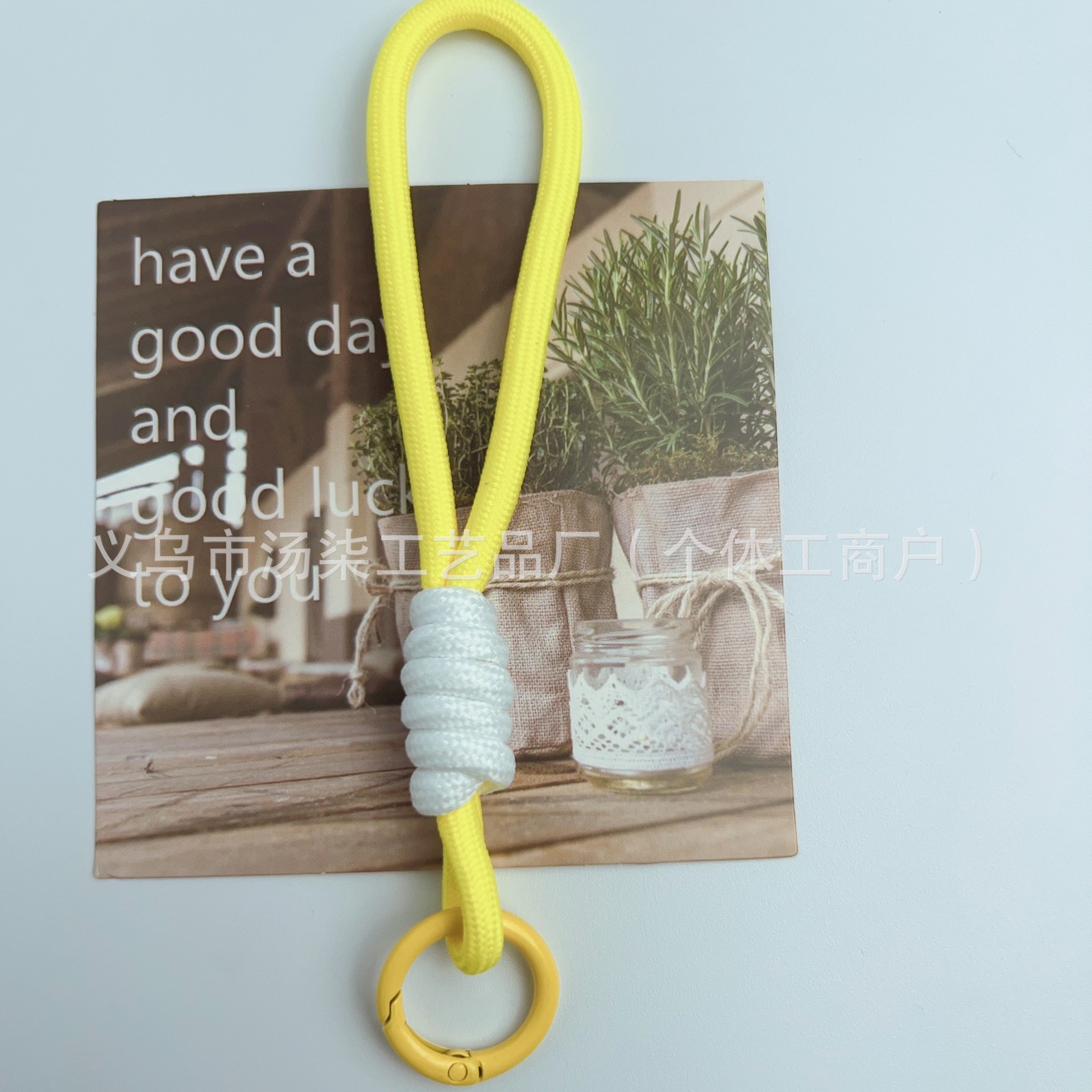 Fabricante directo para la explosión creativa del teléfono móvil cuerdas muñecas tarjeta de taza de agua bolsas de llaves cuerdas trenzadas accesorios