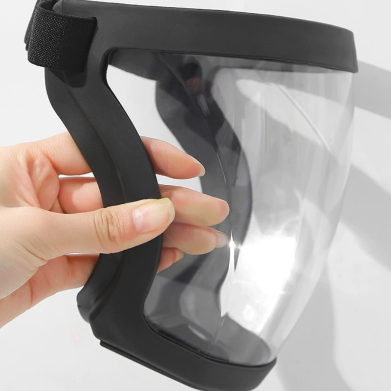 Сварочная защитная маска HD прозрачная пыленепроницаемая и солнцезащитная специальная маска сварщика полная защита лица без запотевания полноэкранного режима