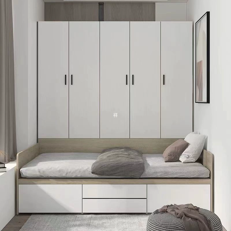 Маленький шкаф-татами для квартиры, встроенный комбинированный многофункциональный шкаф для хранения в спальне, детская простая кровать, шкаф-кровать Xiang