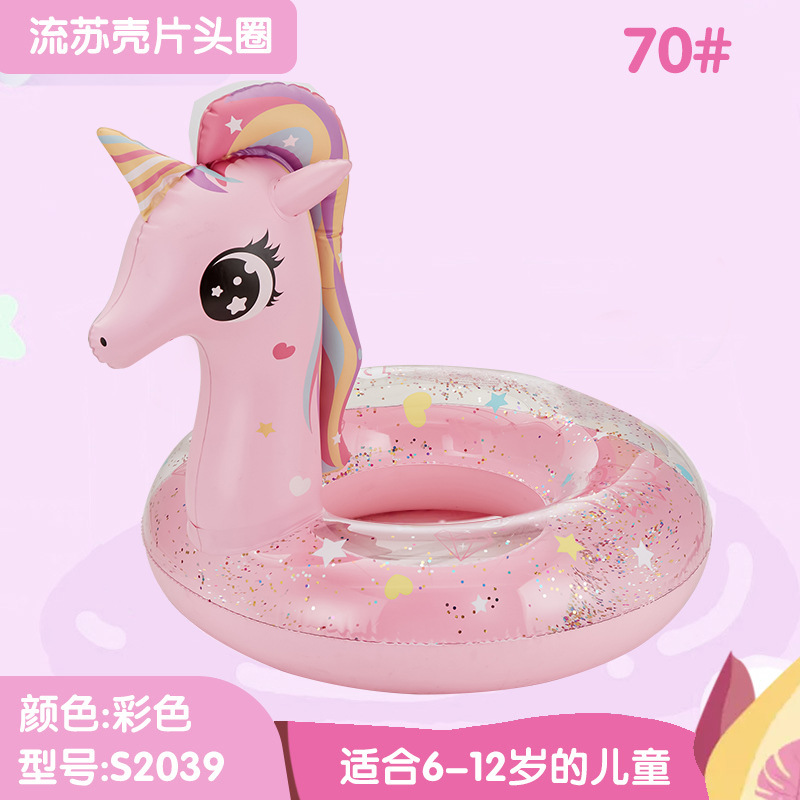 2025 nuevo anillo de natación para niños engrosado anillo salvavidas anti-vuelco, anillo flotante para niños y niñas, anillo de axila para bebés para principiantes