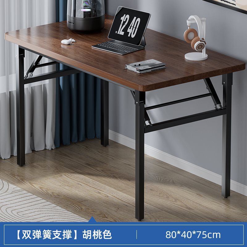 Mesa de escritorio plegable mesa de estudio de escritorio de escritorio de estudiantes de oficina en el hogar tabla pequeña tabla rectangular alquiler simple