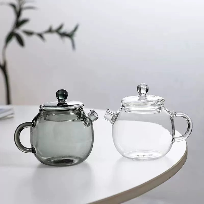 玻璃泡茶迷你小茶壶一人用功夫茶茶具l绿茶专用透明茶器单壶