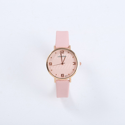 新款小众皮带手表女士简约气质腕表时尚百搭学生石英表批发watch